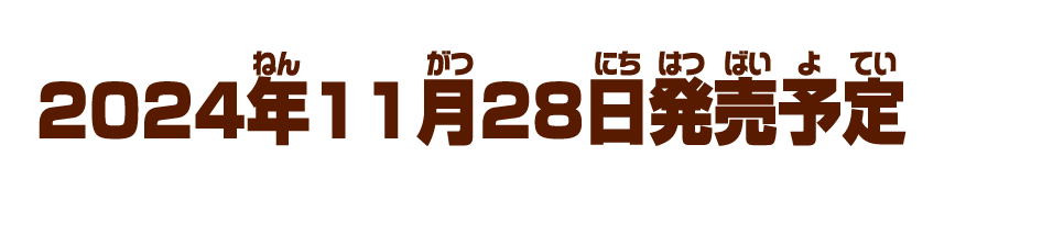 2024年11月28日発売予定